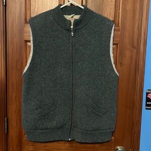 Winona Knits wool and nylon Sherpa-lined sweater vest